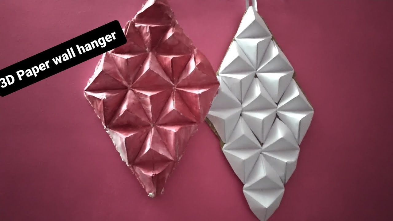 3D Paper wall hanger