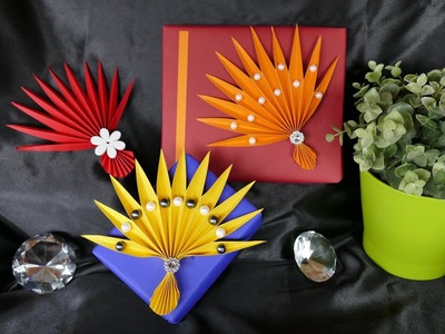 DIY Fächer basteln – Wohn- und Geschenkdeko – Paper trays – Bandejas de papel