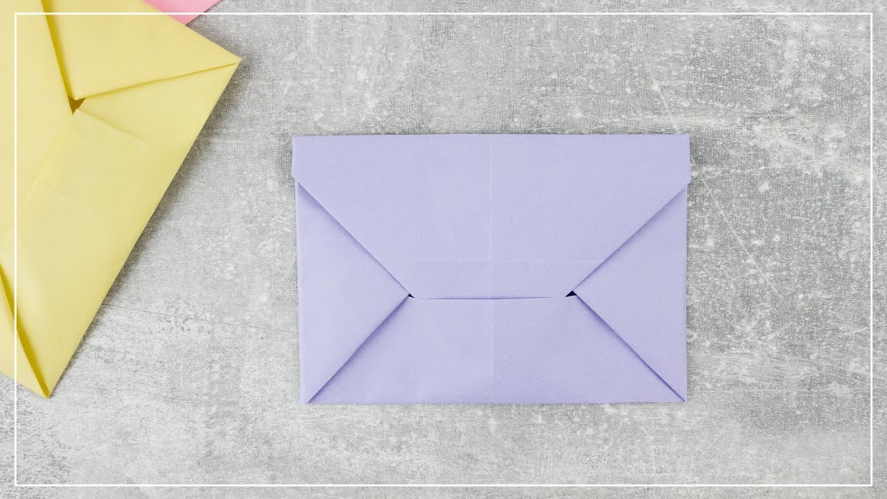 DIY Origami Briefumschlag falten | Briefumschläge selber machen | einfach
