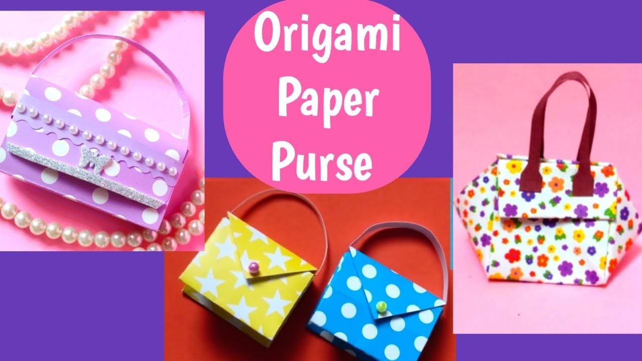 DIY Paper Purse I Paper Purse I Origami Purse