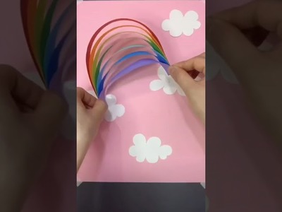 DIY paper rainbow ????