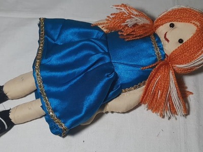 Doll making with cloth.doll making. kapde se gudiya banane ka tarika. handmade doll. doll craft