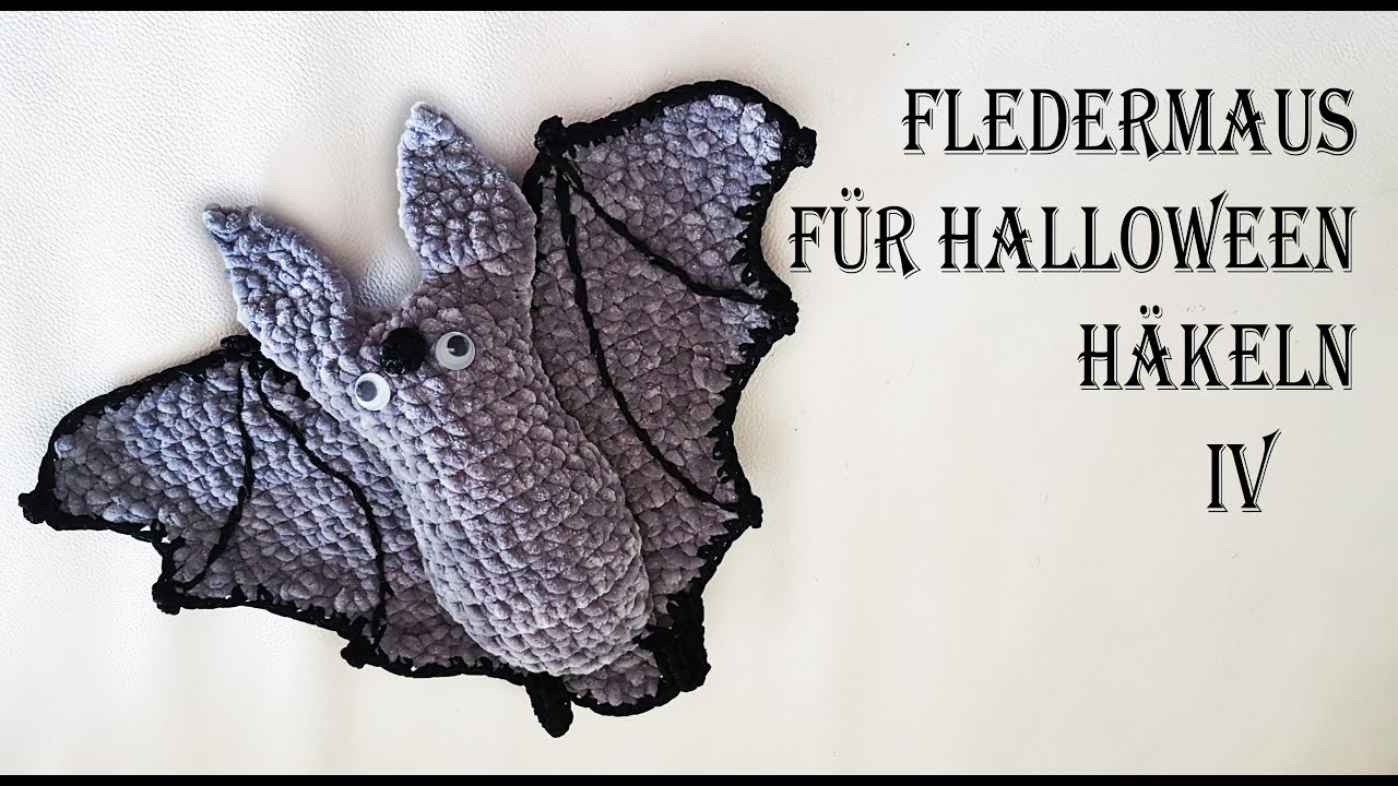 Fledermaus für Halloween Amigurumi häkeln Teil IV | Kostenlose Häkelanleitung