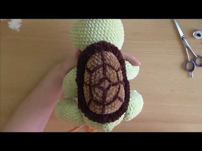 Gehäkelte Schildkröte Teil3