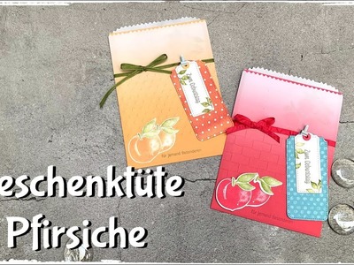 Geschenktüte - Pfirsiche - Stampin´Up!