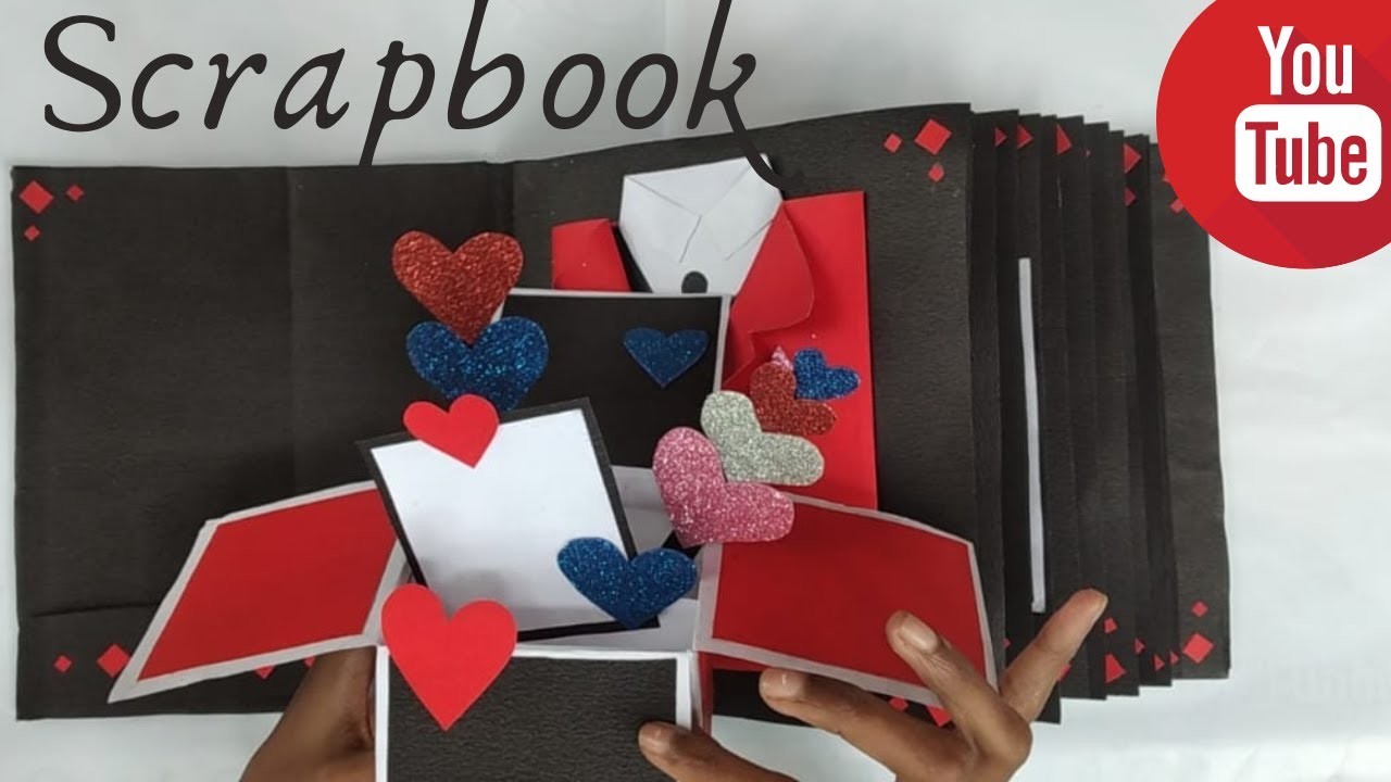 Handmade scrapbook || Scrapbook ideas