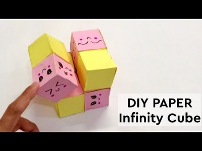 Infinity cube fidget toy | viral Tiktok Fidget toys | DIY Fidget Toys | Paper Infinity cube |