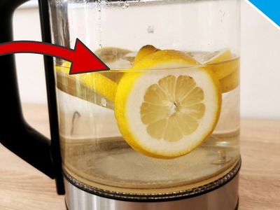 Lege eine Zitrone in deinen Wasserkocher für ein UNGLAUBLICHES Ergebnis ????
