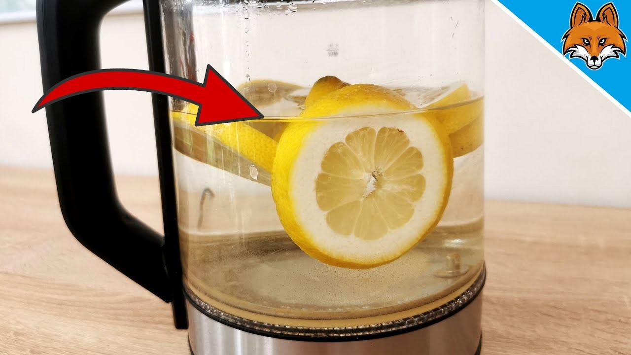 Lege eine Zitrone in deinen Wasserkocher für ein UNGLAUBLICHES Ergebnis ????
