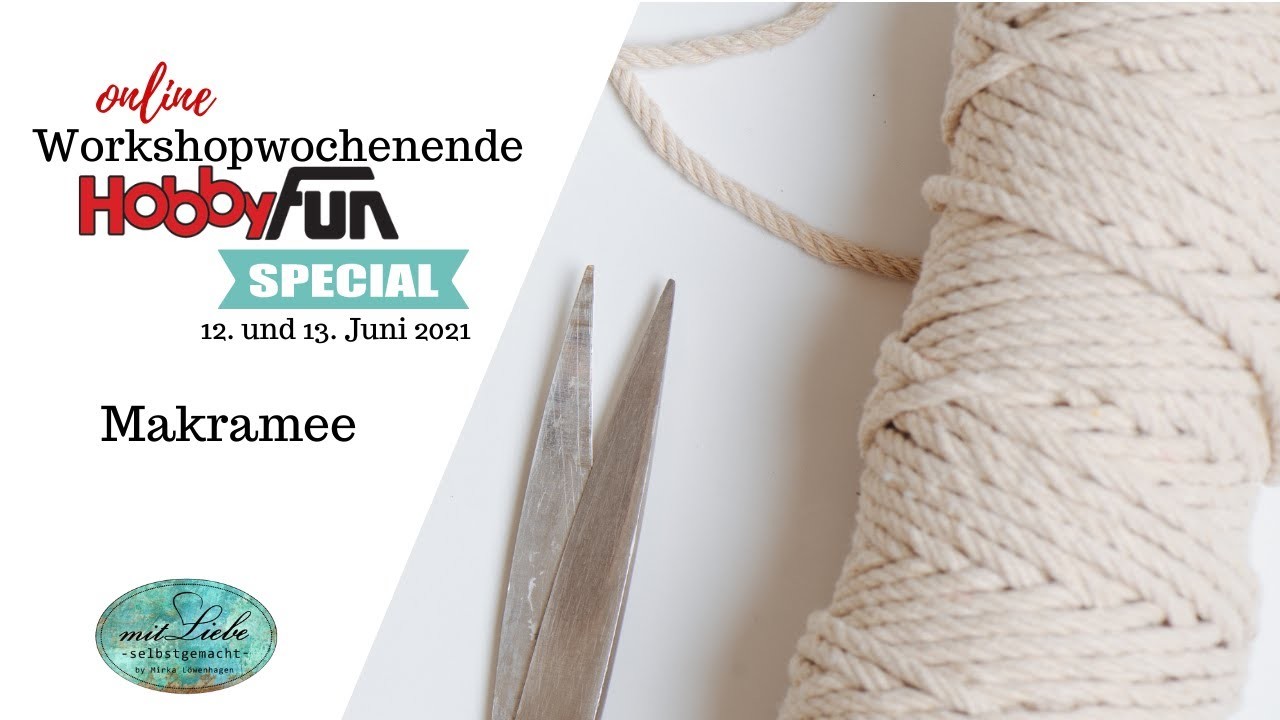 Makramee mit Töpfchen #Hobbyfun