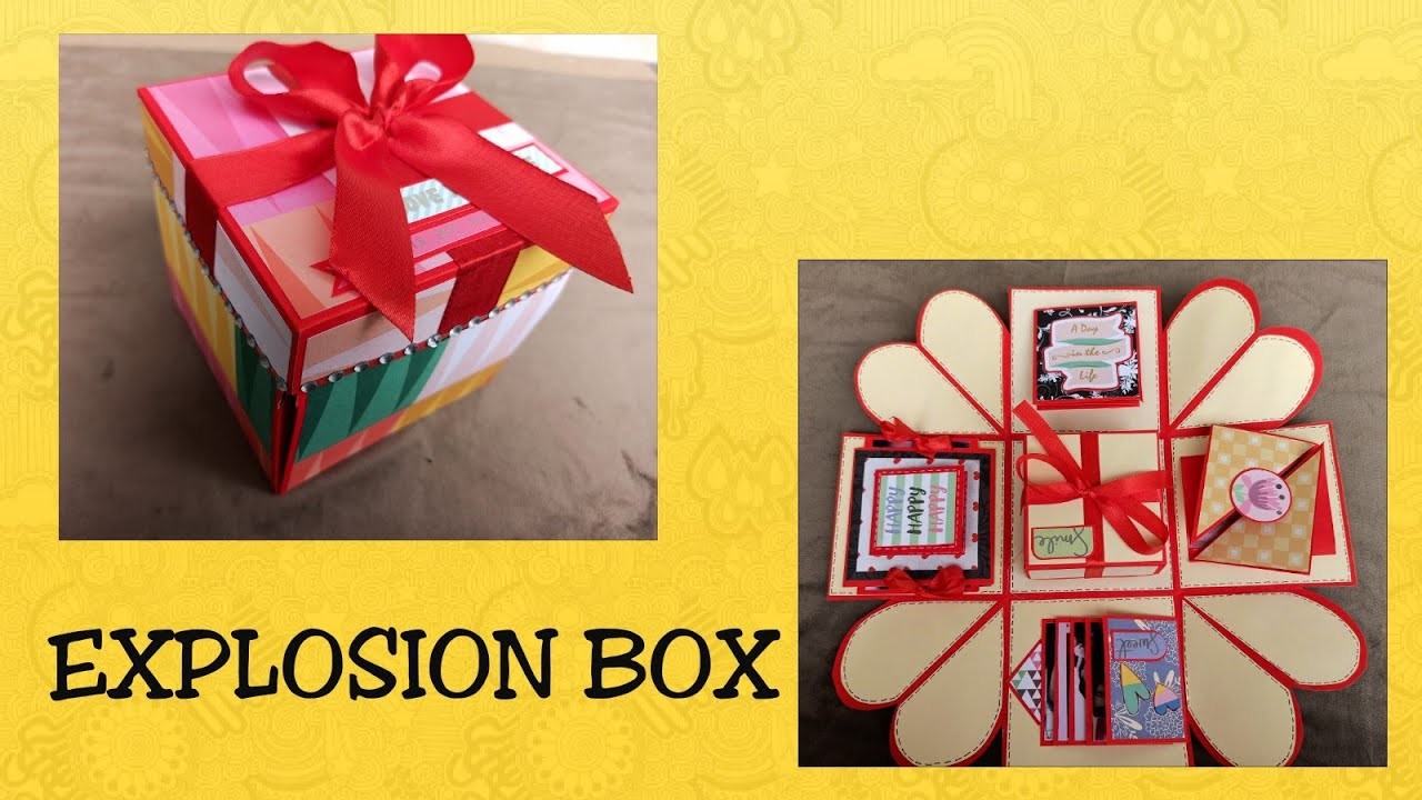 #shorts  Explosion box.handmade gift