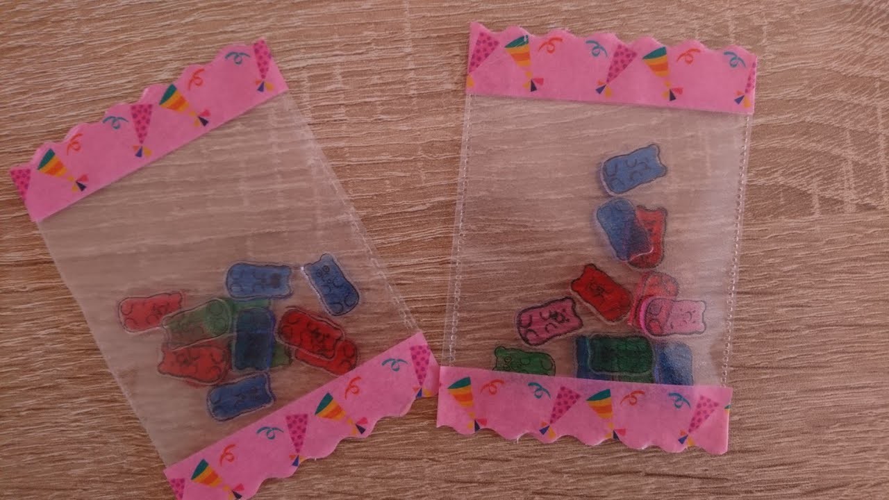 Wir basteln eine Gummibärchen ATC