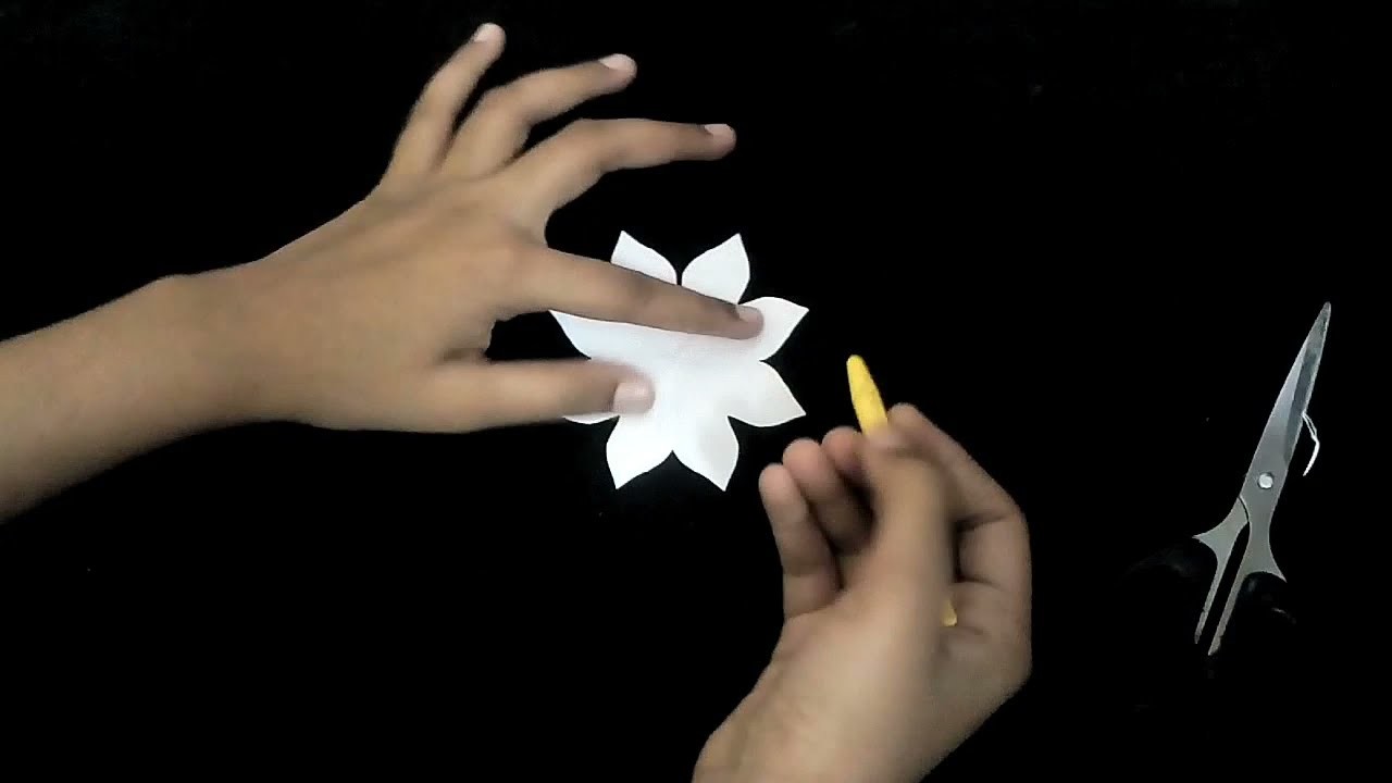 1 minute paper flowers