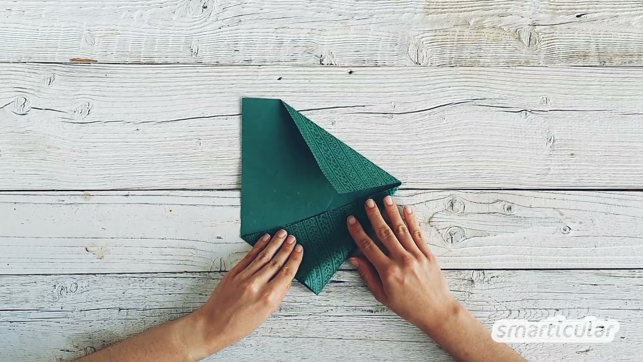 Briefumschlag falten ohne Kleben