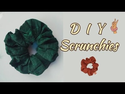 DIY Handmade Scrunchies | Malayalam  Tutorial | Aiswarya Vijayan