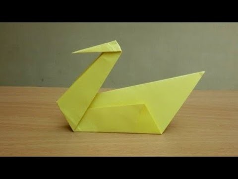 Diy origami swan ????. # shorts