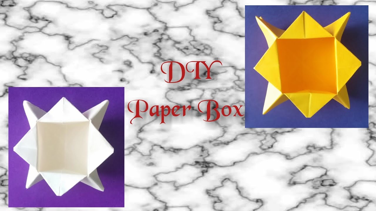 DIY-  Paper Box.origami.Origami paper box