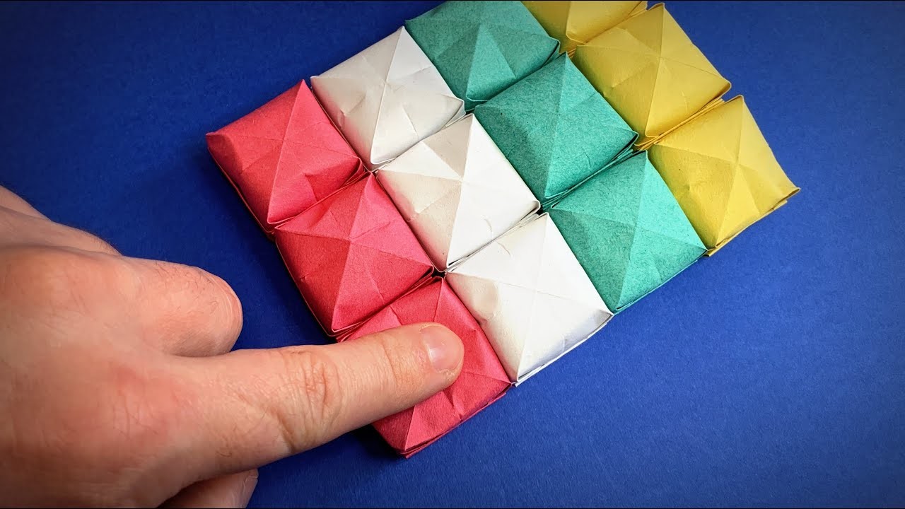 How to Make a Paper Pop It Fidget | Origami Pop It Toy TikTok Trends Antistress | Easy Origami ART