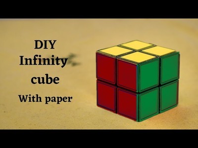 Infinity cube I  Infinity cube with paper I How to make infinity cube