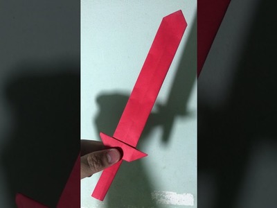 Origami sword. paper sword. handmade sword. diy sword