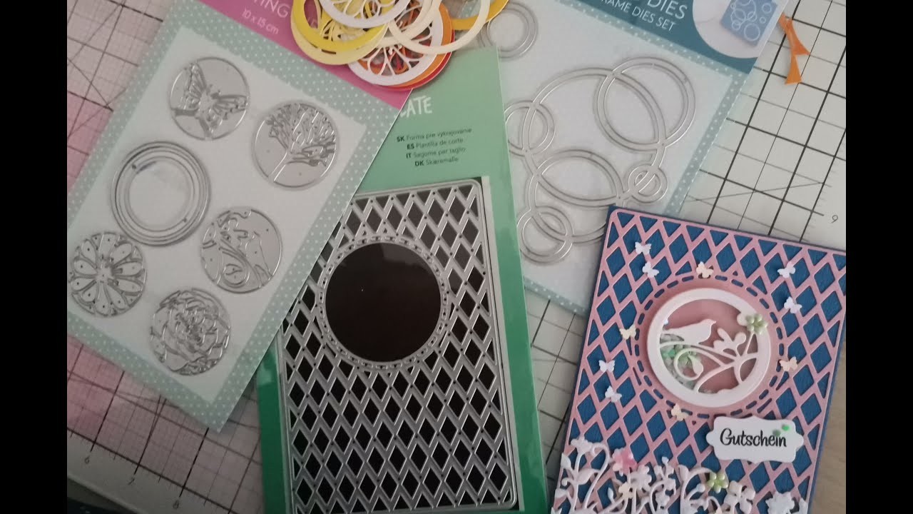 Shaker Karte. mit Stanz-Schablonen aus Action. 1.Teil.   04.06.2021