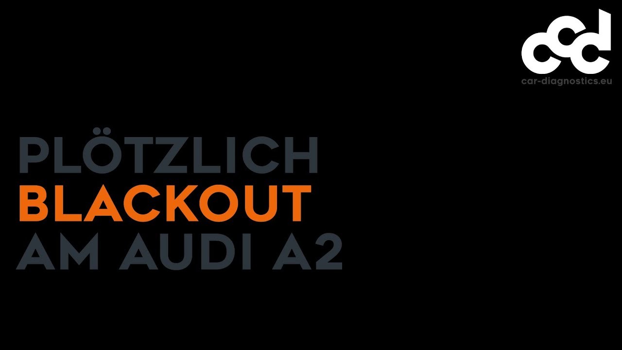 BLACKOUT ⬛ Alles dunkel - Kurzschluss am A2 - Woran liegt es? ????