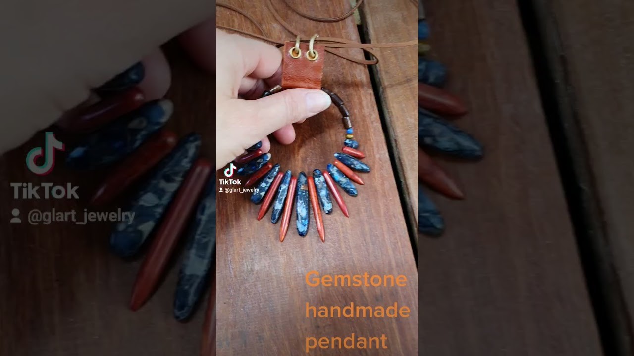 Gemstone handmade pendant