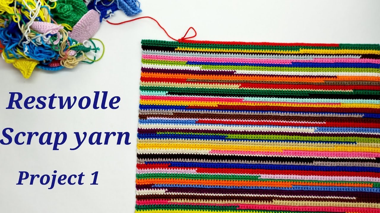 Häkeln mit Restwolle - crochet with scrap yarn