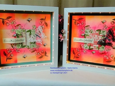 ,, Home - Deko, beleuchteter Bilderrahmen kreieren " Teil 2.