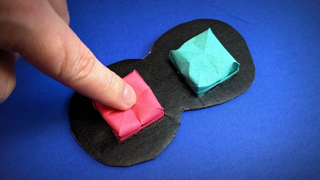 How to Make a Paper Pop It Fidget | Origami Pop It Toy TikTok Trends Antistress |  Easy Origami ART