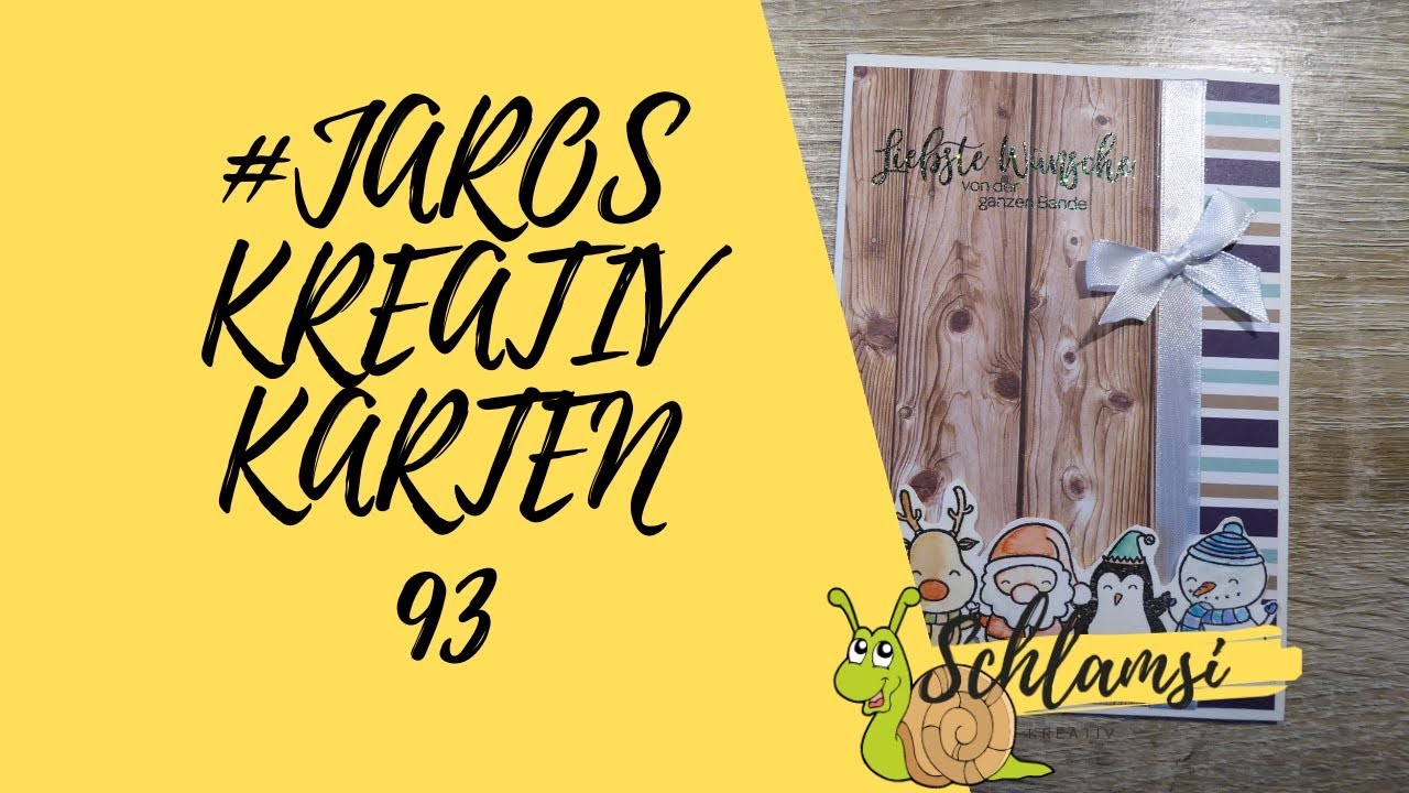 #JaRoskreativkarten 93 Holz, Winter