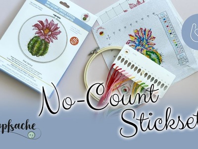 No-Count Sticksets I Sticken nach "Zahlen" I Sticken ohne zählen