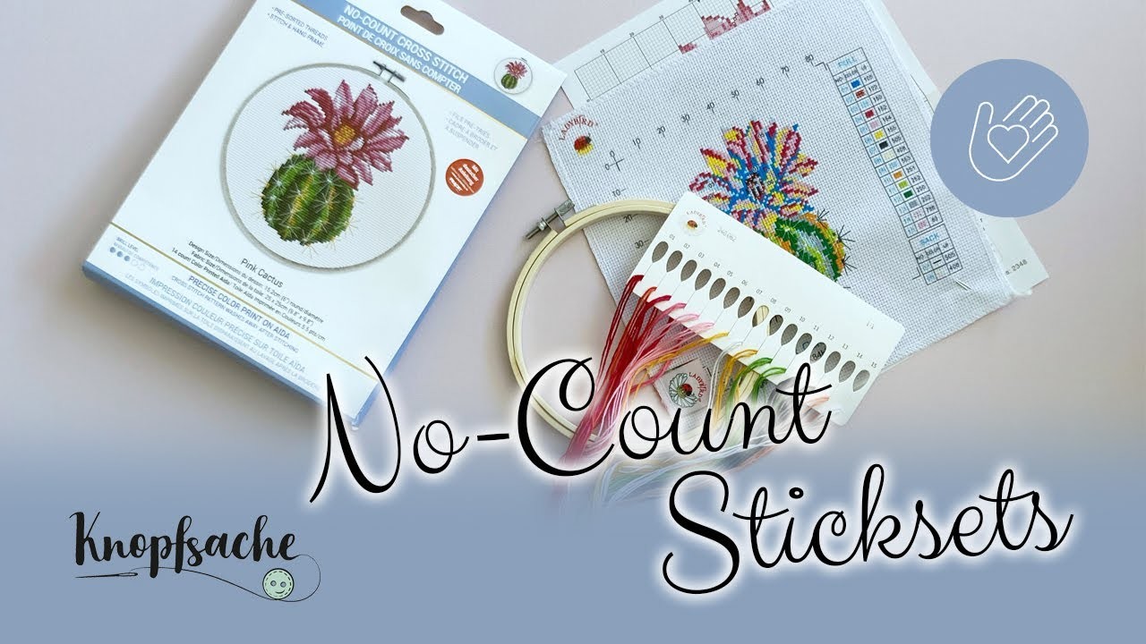 No-Count Sticksets I Sticken nach "Zahlen" I Sticken ohne zählen