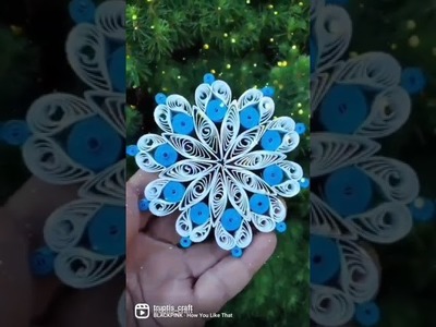Paper Quilling Snowflake Ornament