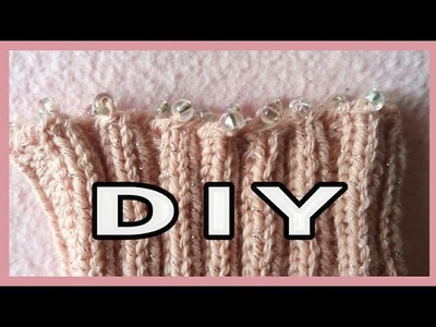 Perlen an einen Sockenbund nähen • DIY  * Julebuergerfee