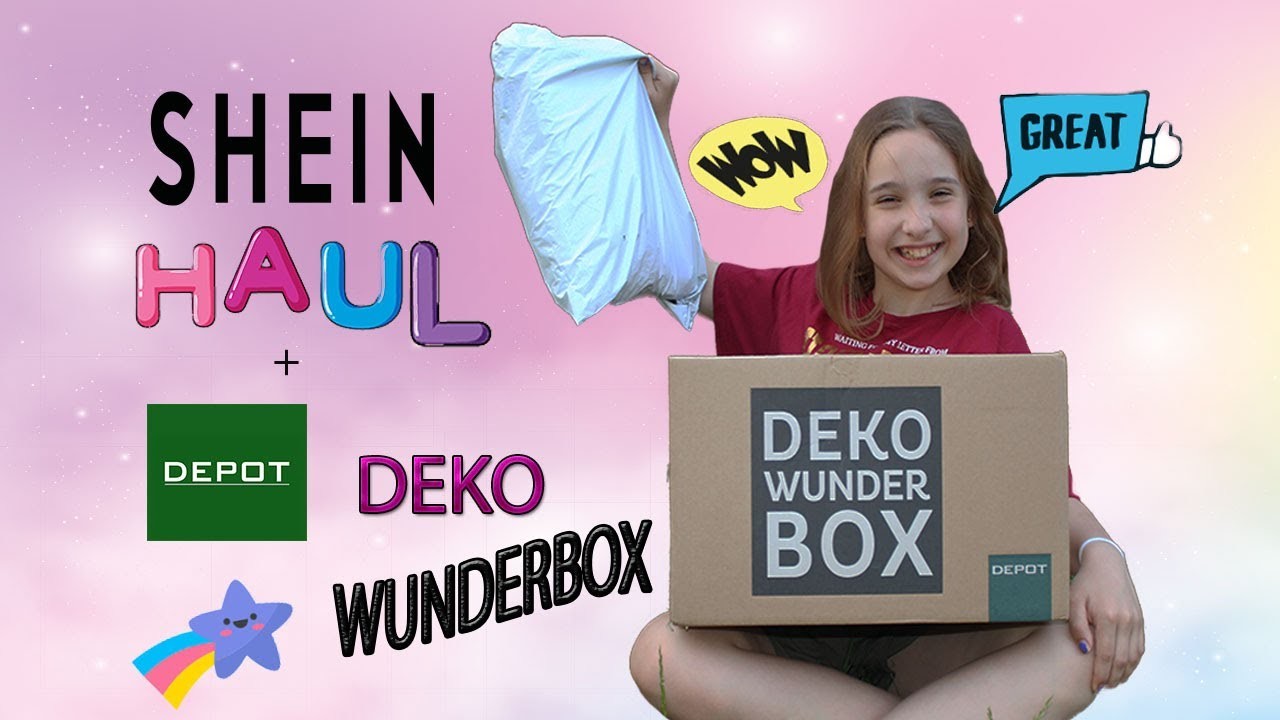 Shein Haul - Bastelmaterialien und Fidget Toys + Depot Deko Wunderbox – voll im Shoppingrausch