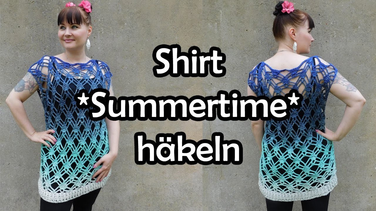 Shirt *SUMMERTIME* häkeln - Romy Fischer Häkelanleitung