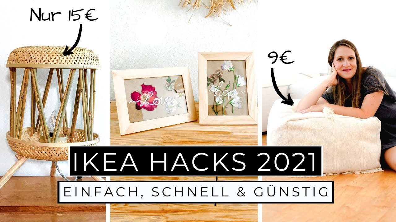 DIY IKEA HACKS 2021 - Super günstig & einfach | Interior & Deko Ideen + Möbel Hacks