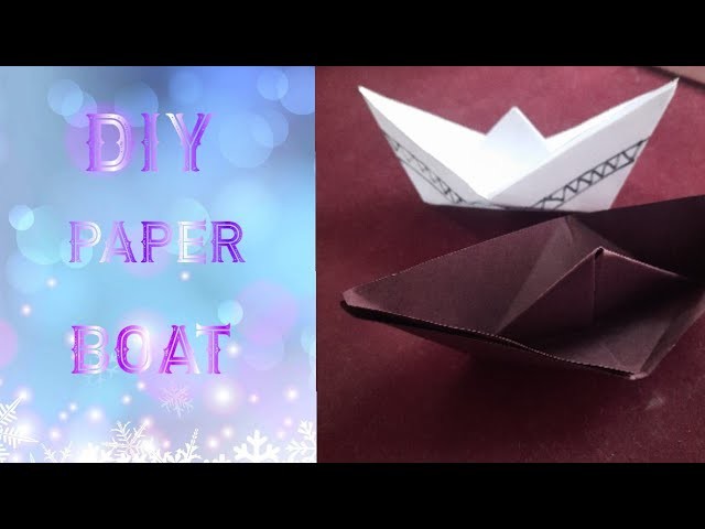 DIY paper boat | A funkids & enjooyy