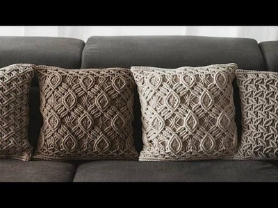 Diy pillow - how to make a macrame pillow | easy steps to make a pillow