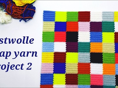 Häkeln mit Restwolle für Anfänger - crochet with scrap yarn for beginners