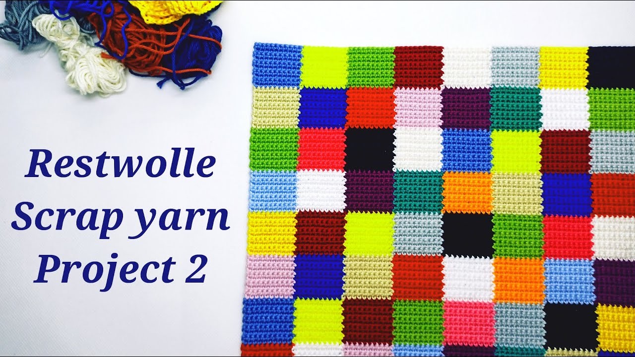 Häkeln mit Restwolle für Anfänger - crochet with scrap yarn for beginners