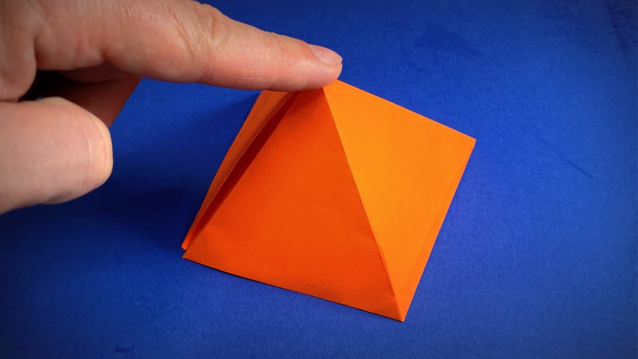 How to Make a Paper Pop It Pyramid | Origami Pop It Toy TikTok Trends Antistress | Easy Origami ART