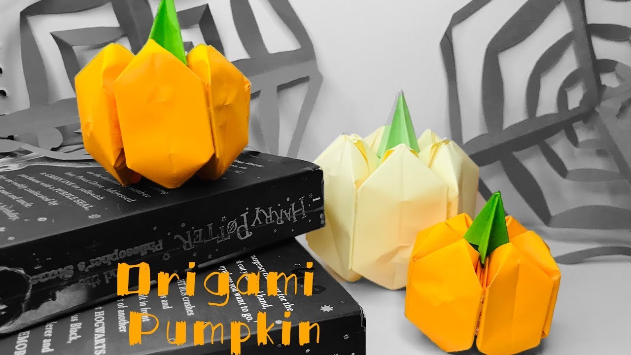 Origami Pumpkin - 3D Paper Pumpkin