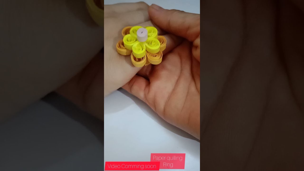 Paper Quilling Ring