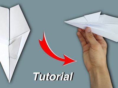 Papierflieger falten der weit fliegt -  Anleitung - Allerlei Channel