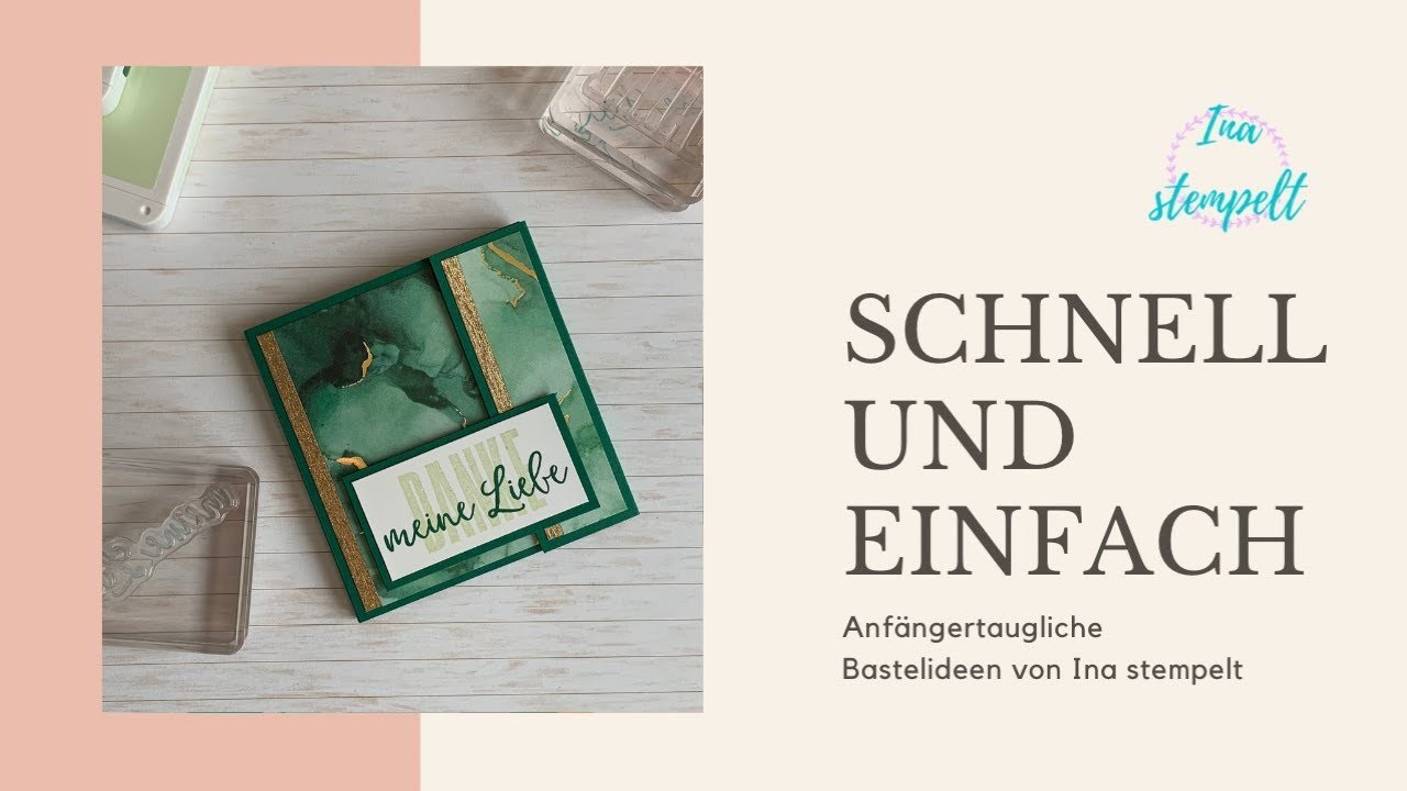 Schnell und Einfach |  Verpackung für eine Maske | Mitbringsel | stampin up | anfängertauglich