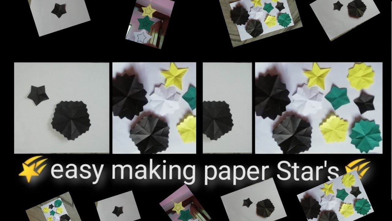 Diy paper Star's