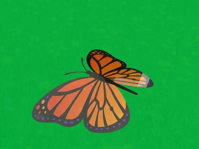 "Drei Schmetterlinge", ein Gedicht für Kinder zum Mitmachen + Anleitung Schmetterling basteln.