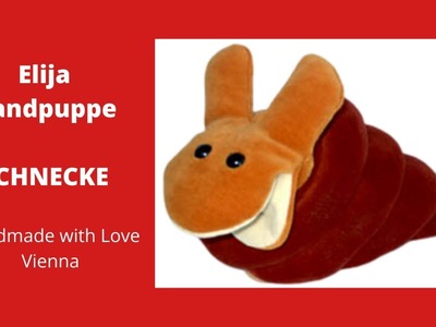Elija Handpuppe Schnecke - Handmade with Love